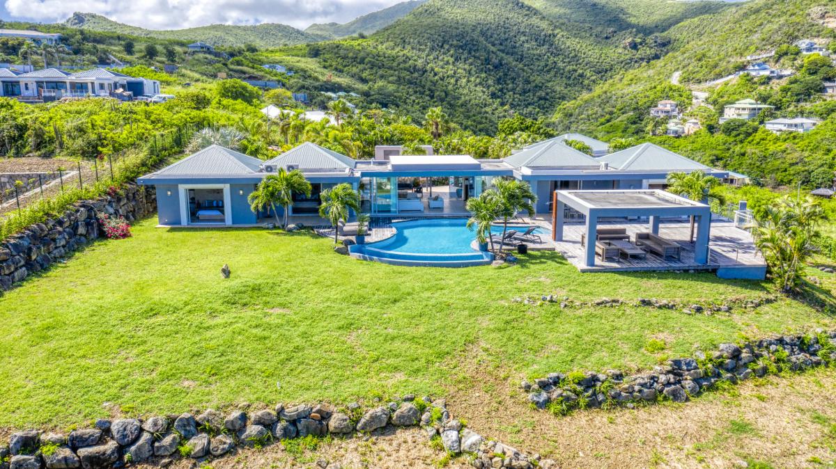 Location Villa Baie Orientale Saint Martin-vue hauteur-45